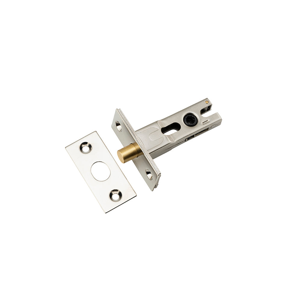 Privacy Bolt - Round Polished Nickel / 45mm