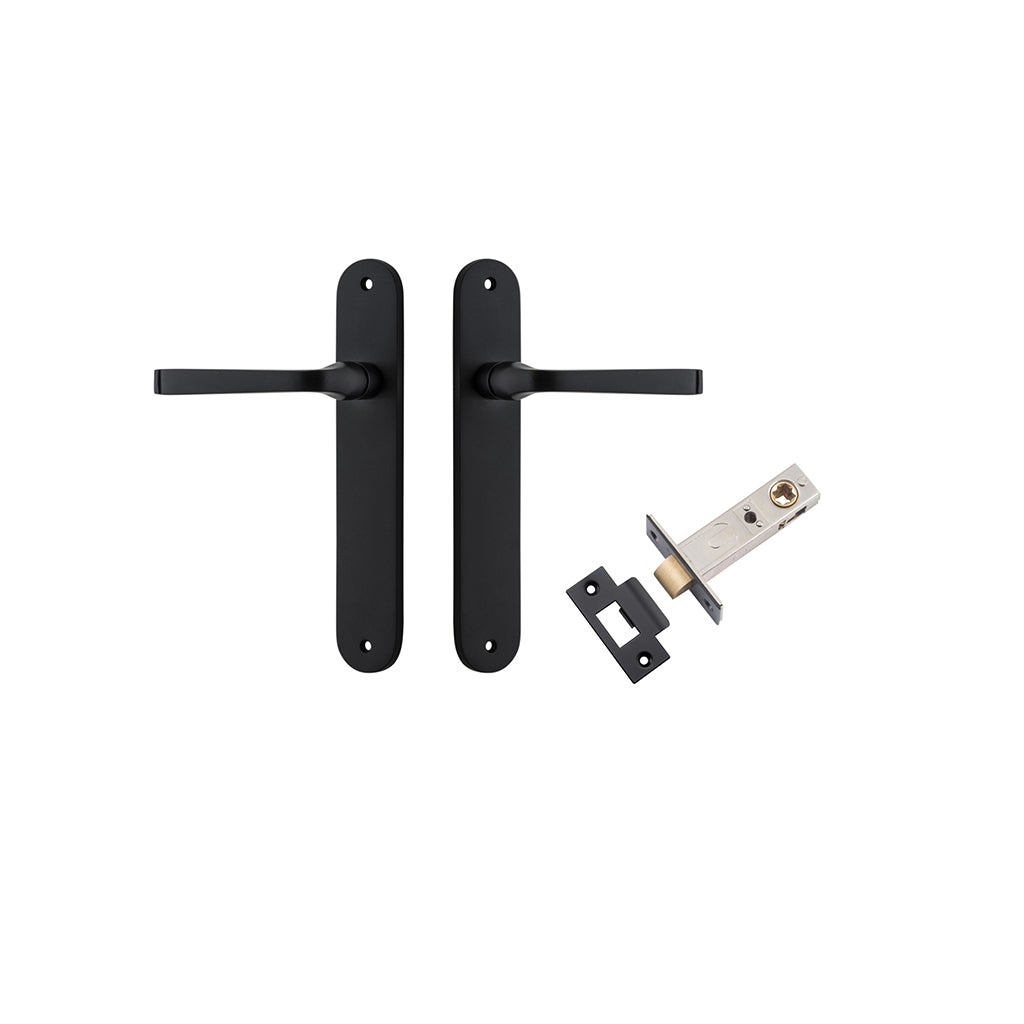Annecy Lever - Oval Backplate Matt Black / Passage / Passage Kit