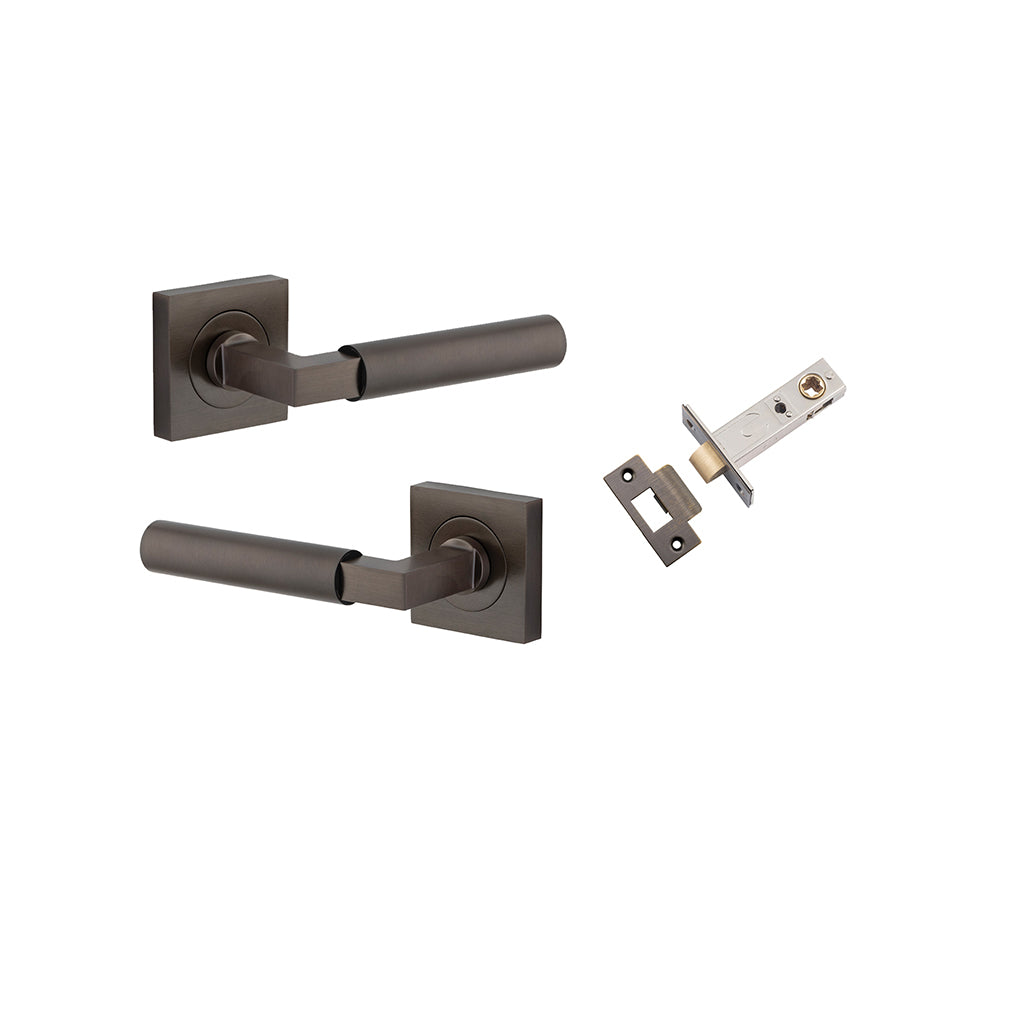 Berlin Lever - Square Rose Signature Brass / Passage / Passage Kit