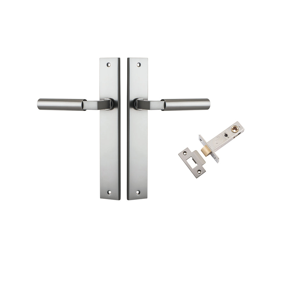 Berlin Lever - Rectangular Backplate Satin Nickel / Passage / Passage Kit
