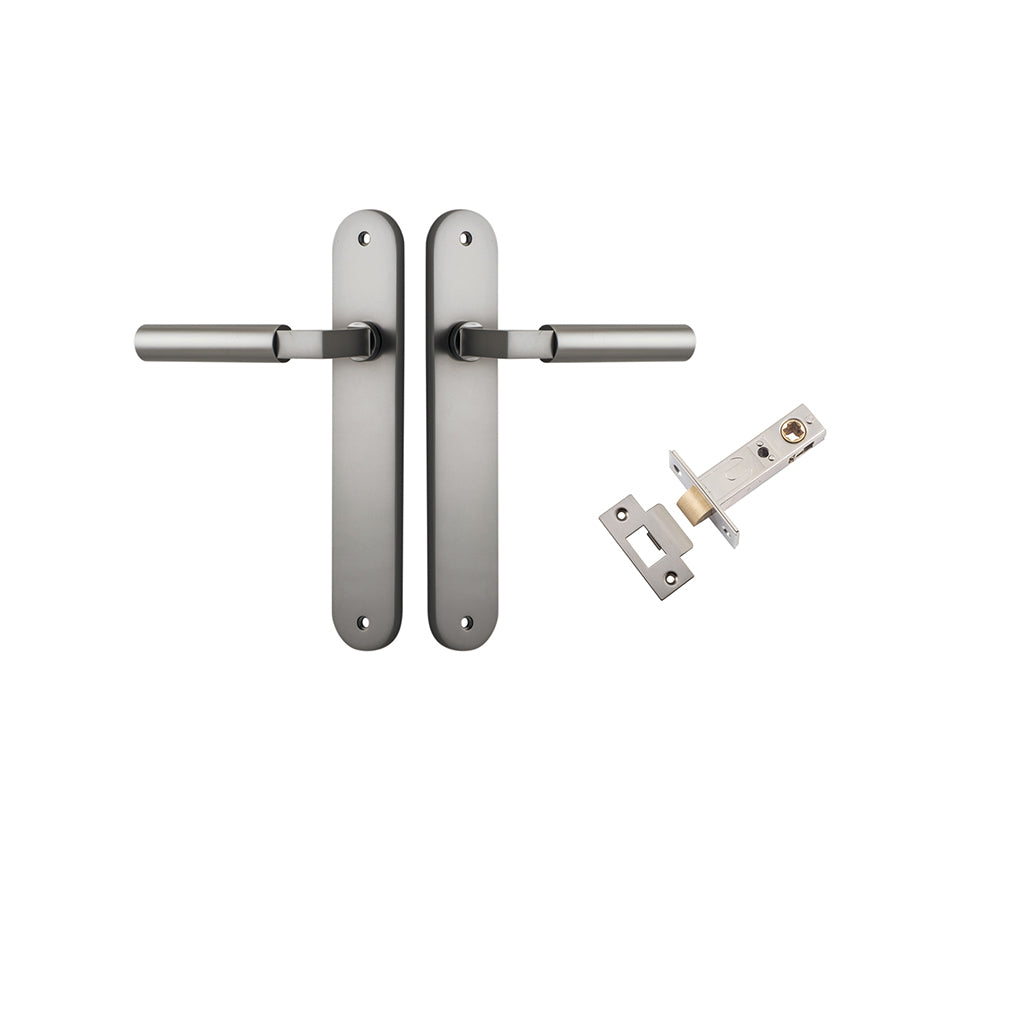 Berlin Lever - Oval Backplate Satin Nickel / Passage / Passage Kit