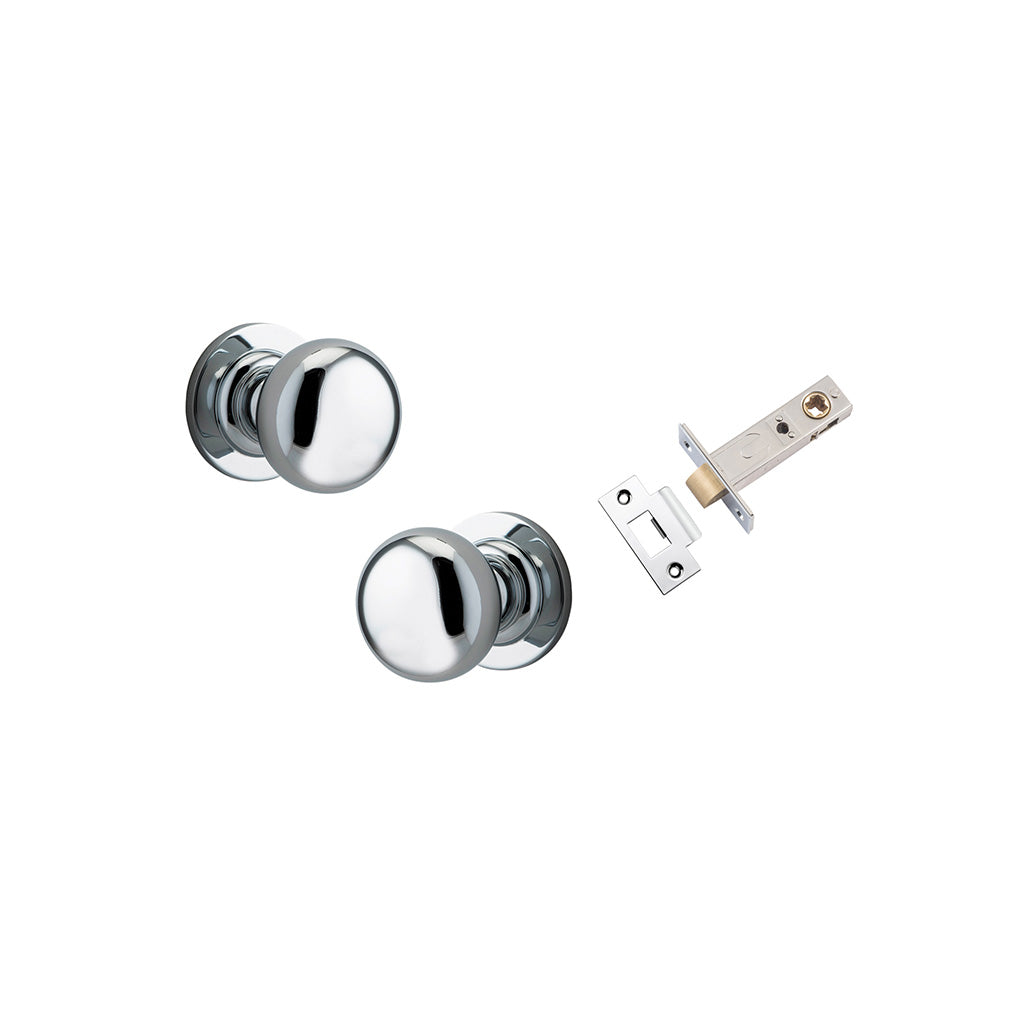 Cambridge Knob - Round Rose Polished Chrome / Passage / Passage Kit