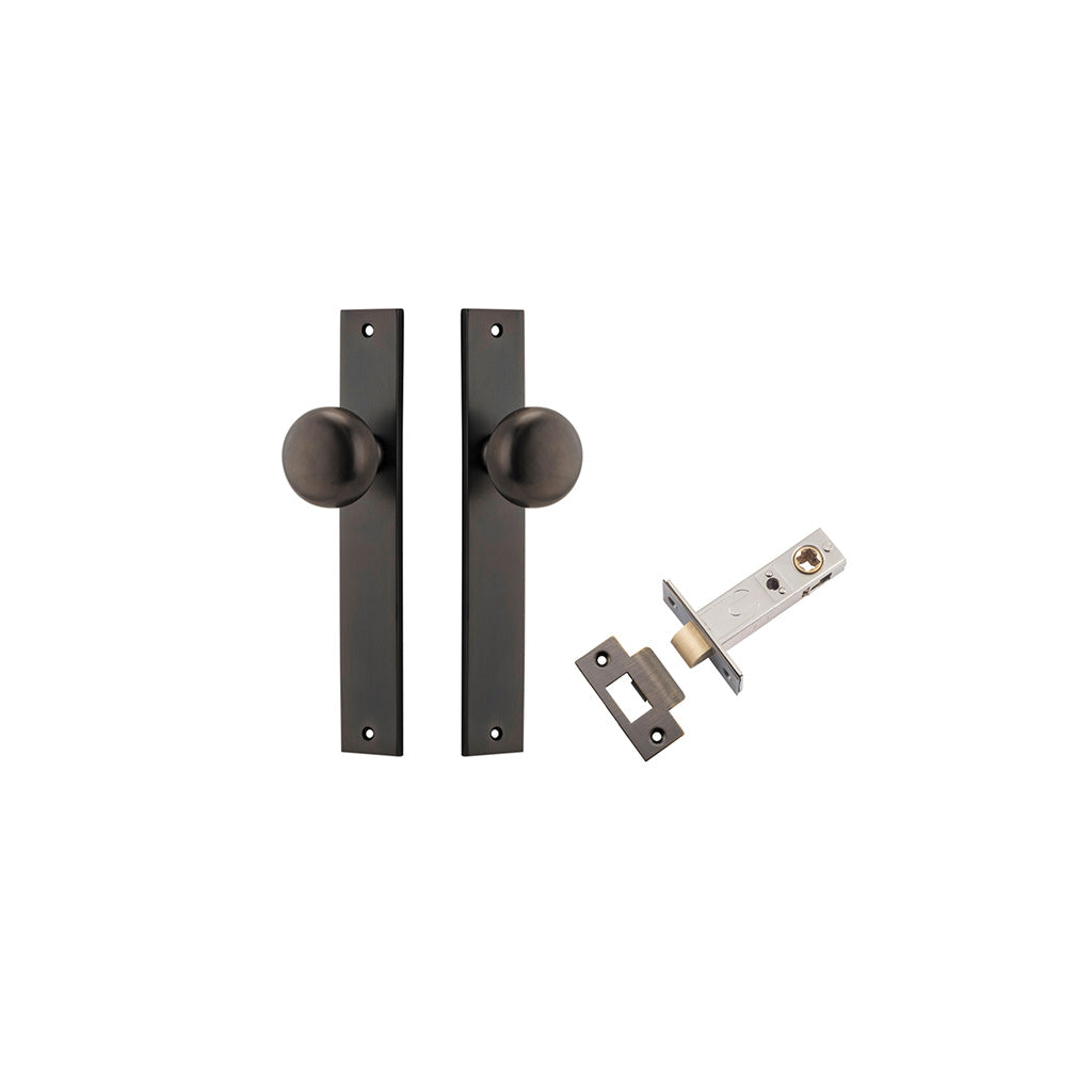 Cambridge Knob - Rectangular Backplate Signature Brass / Passage / Passage Kit