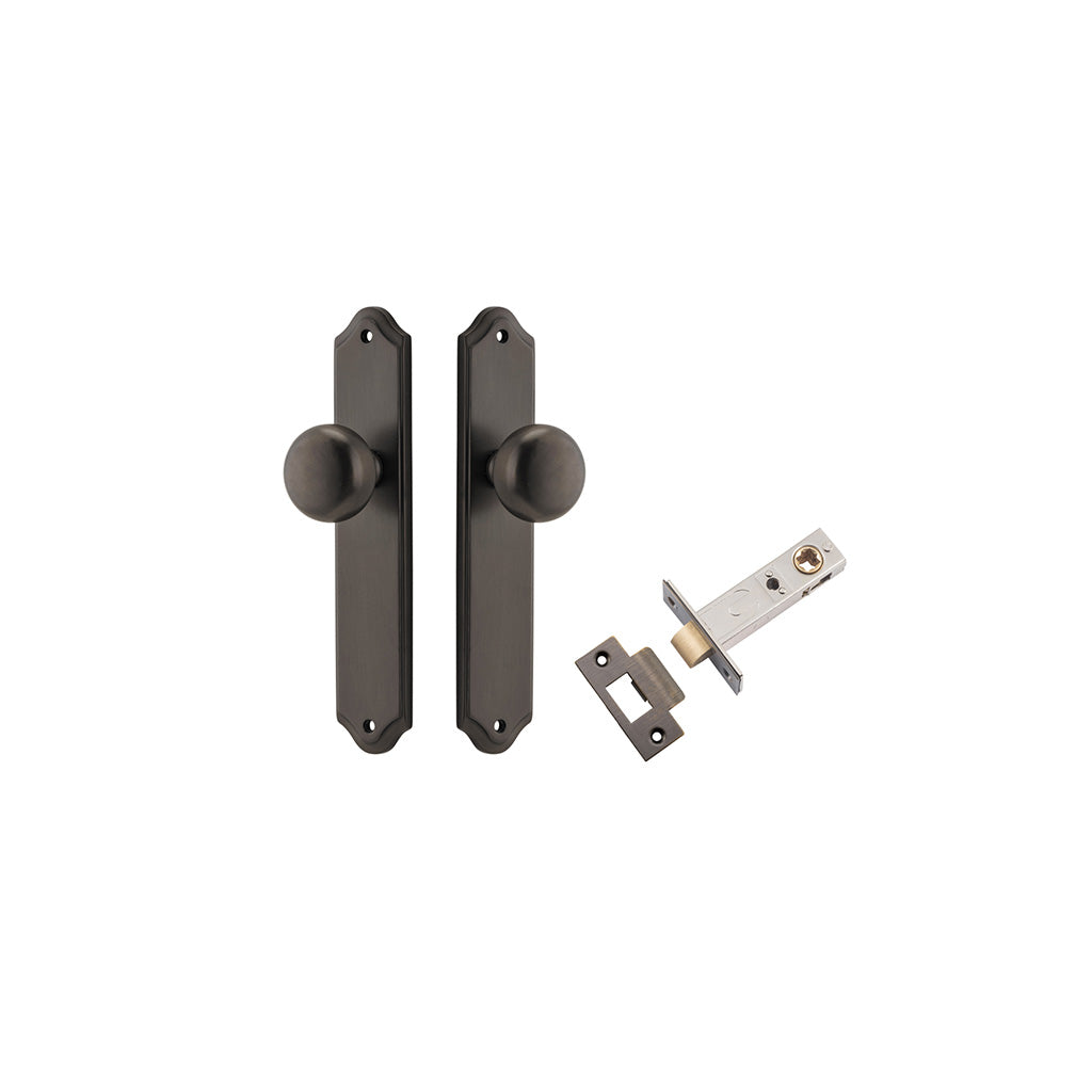 Cambridge Knob - Shouldered Backplate Signature Brass / Passage / Passage Kit