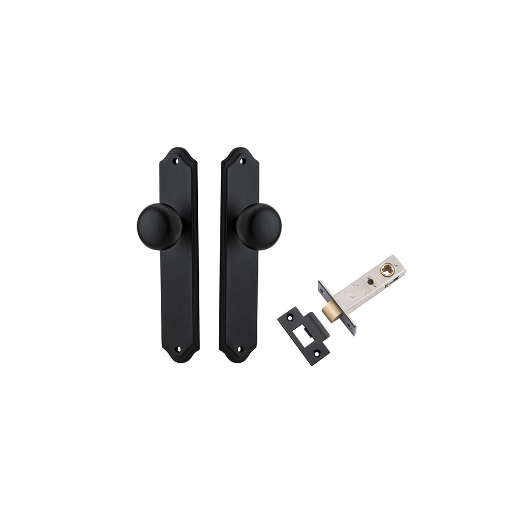 Cambridge Knob - Shouldered Backplate Matt Black / Passage / Passage Kit