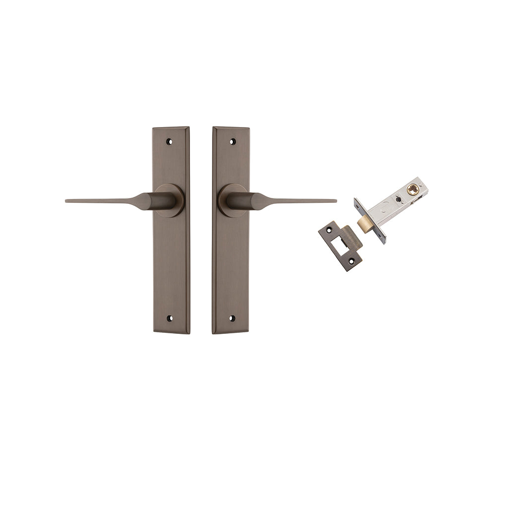 Como Lever - Chamfered Backplate Signature Brass / Passage / Passage Kit