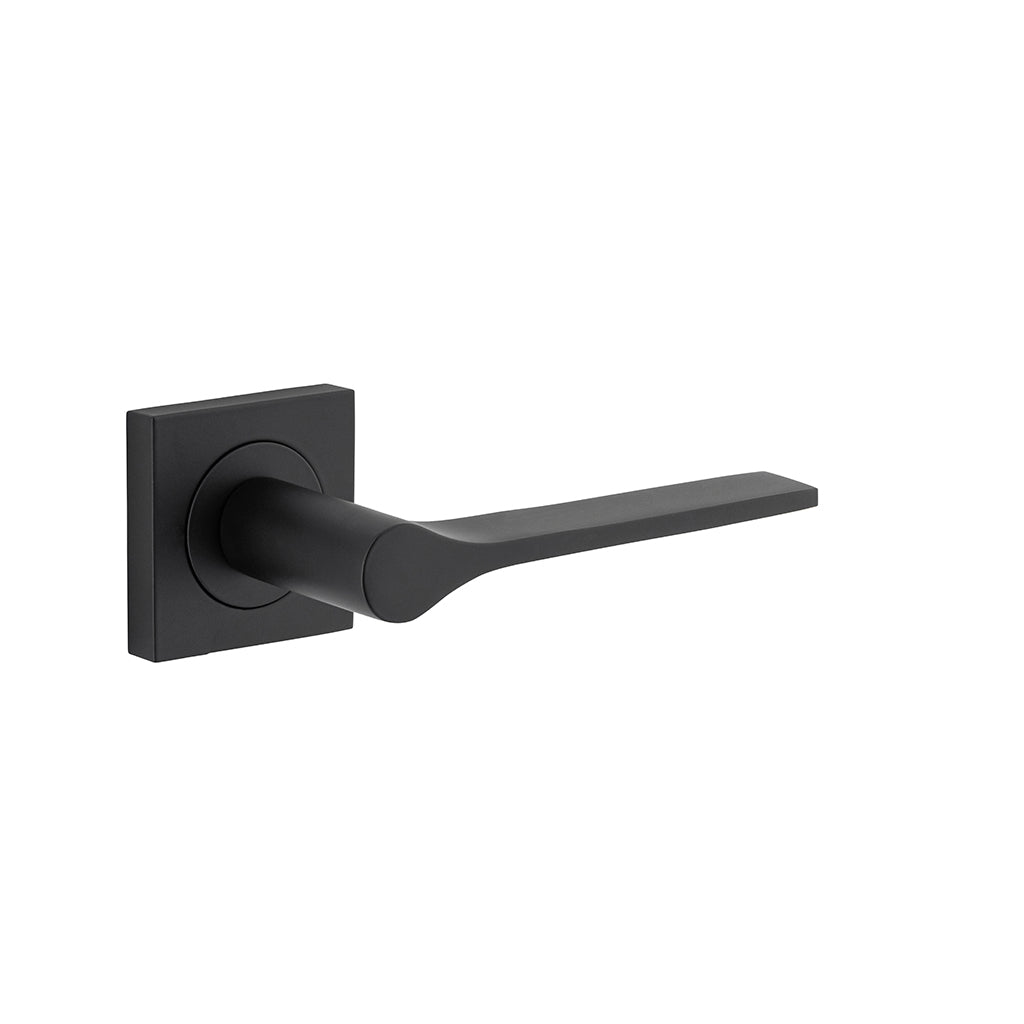 Como Lever - Square Rose Matt Black / Passage / Lever Set Only