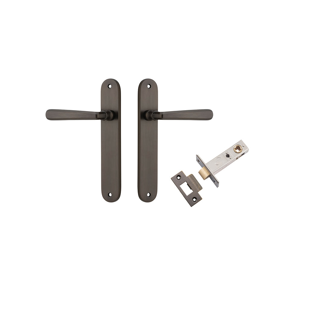 Copenhagen Lever - Oval Backplate Signature Brass / Passage / Passage Kit