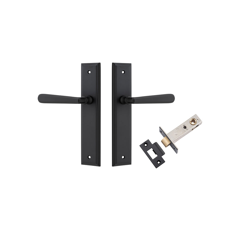 Copenhagen Lever - Stepped Backplate Matt Black / Passage / Passage Kit