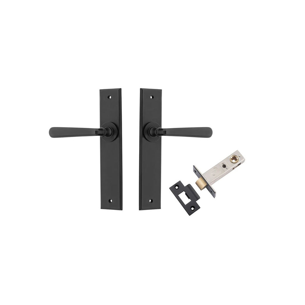 Copenhagen Lever - Chamfered Backplate Matt Black / Passage / Passage Kit