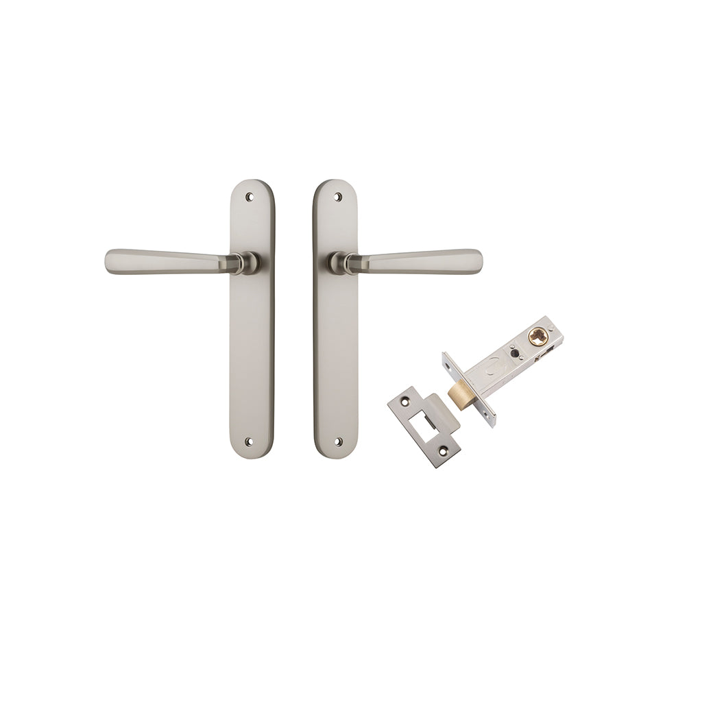Copenhagen Lever - Oval Backplate Satin Nickel / Passage / Passage Kit