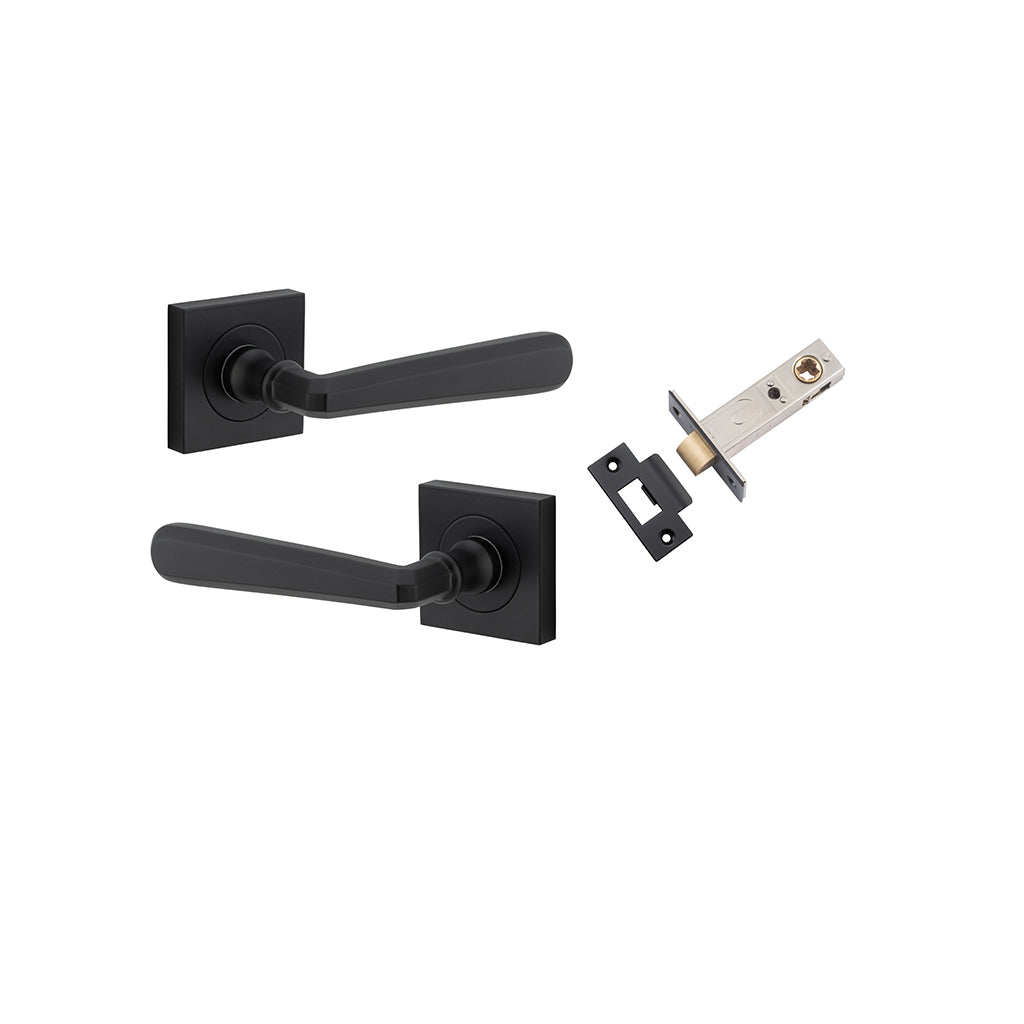 Copenhagen Lever - Square Rose Matt Black / Passage / Passage Kit