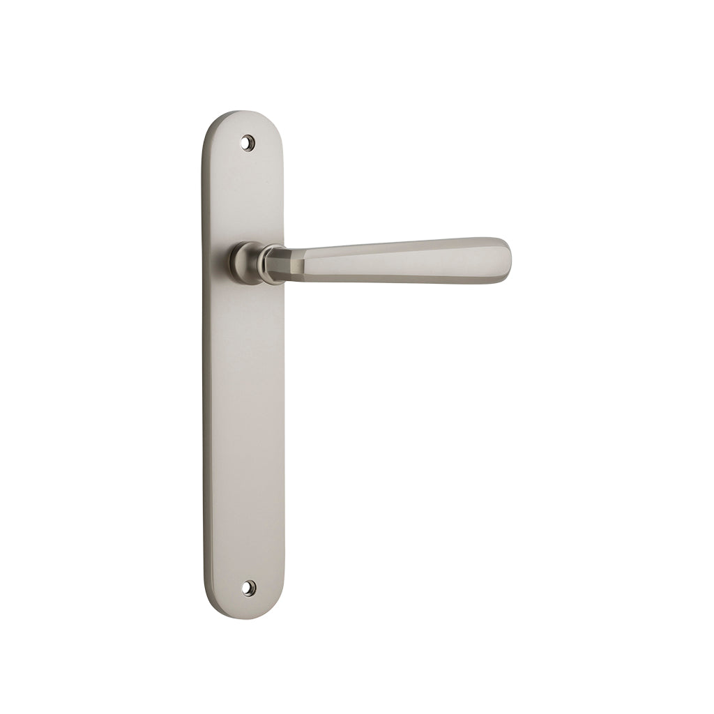 Copenhagen Lever - Oval Backplate Satin Nickel / Passage / Lever Set Only