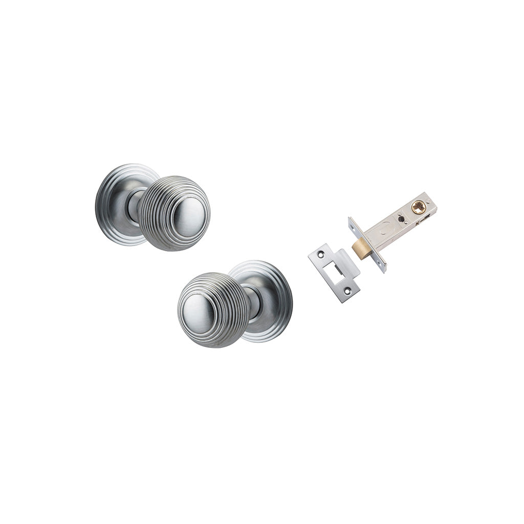 Guildford Knob - Round Rose Brushed Chrome / Passage / Passage Kit