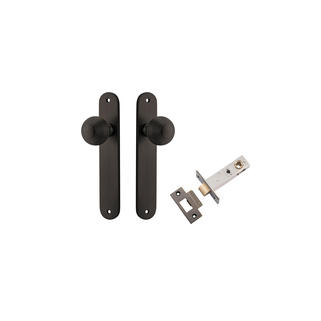 Guildford Knob - Oval Backplate Signature Brass / Passage / Passage Kit