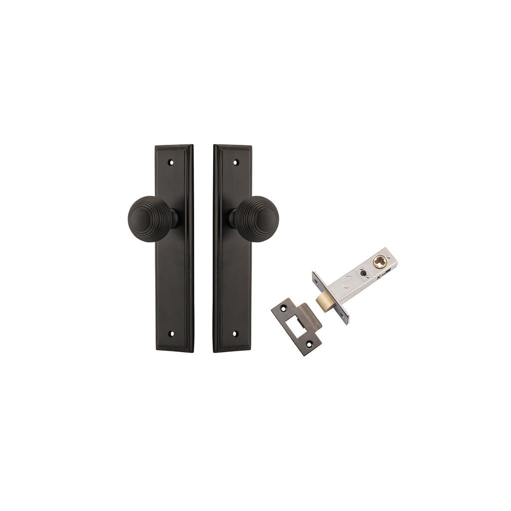 Guildford Knob - Stepped Backplate Signature Brass / Passage / Passage Kit