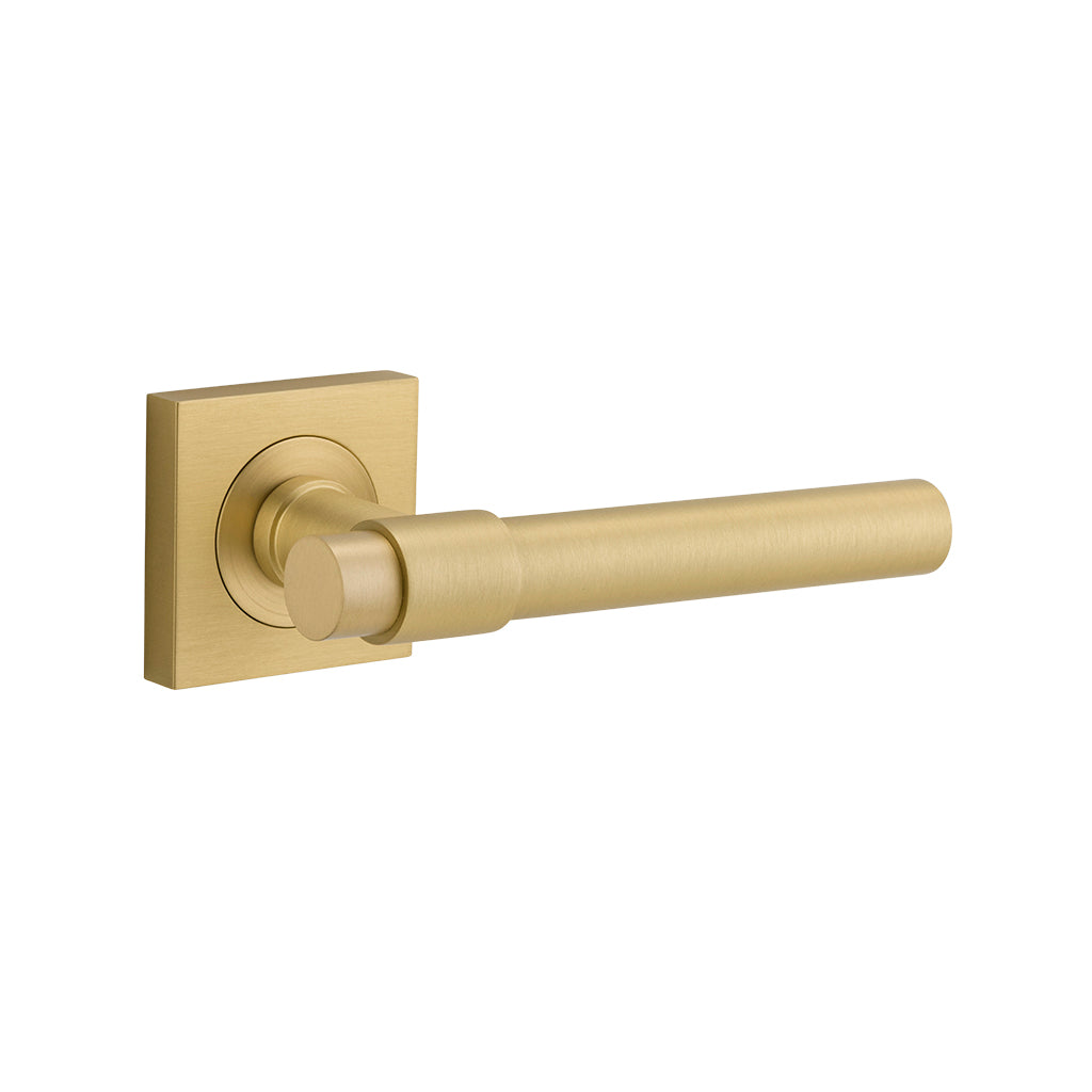 Helsinki Lever - Square Rose Brushed Gold PVD / Passage / Lever Set Only