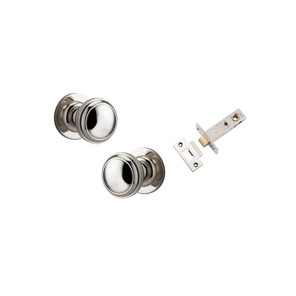 Paddington Knob - Round Rose Polished Nickel / Passage / Passage Kit