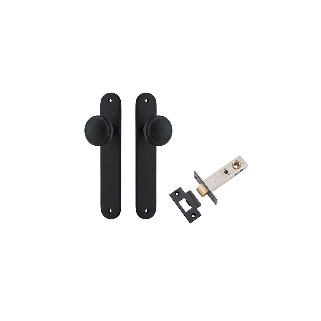 Paddington Knob - Oval Backplate Matt Black / Passage / Passage Kit