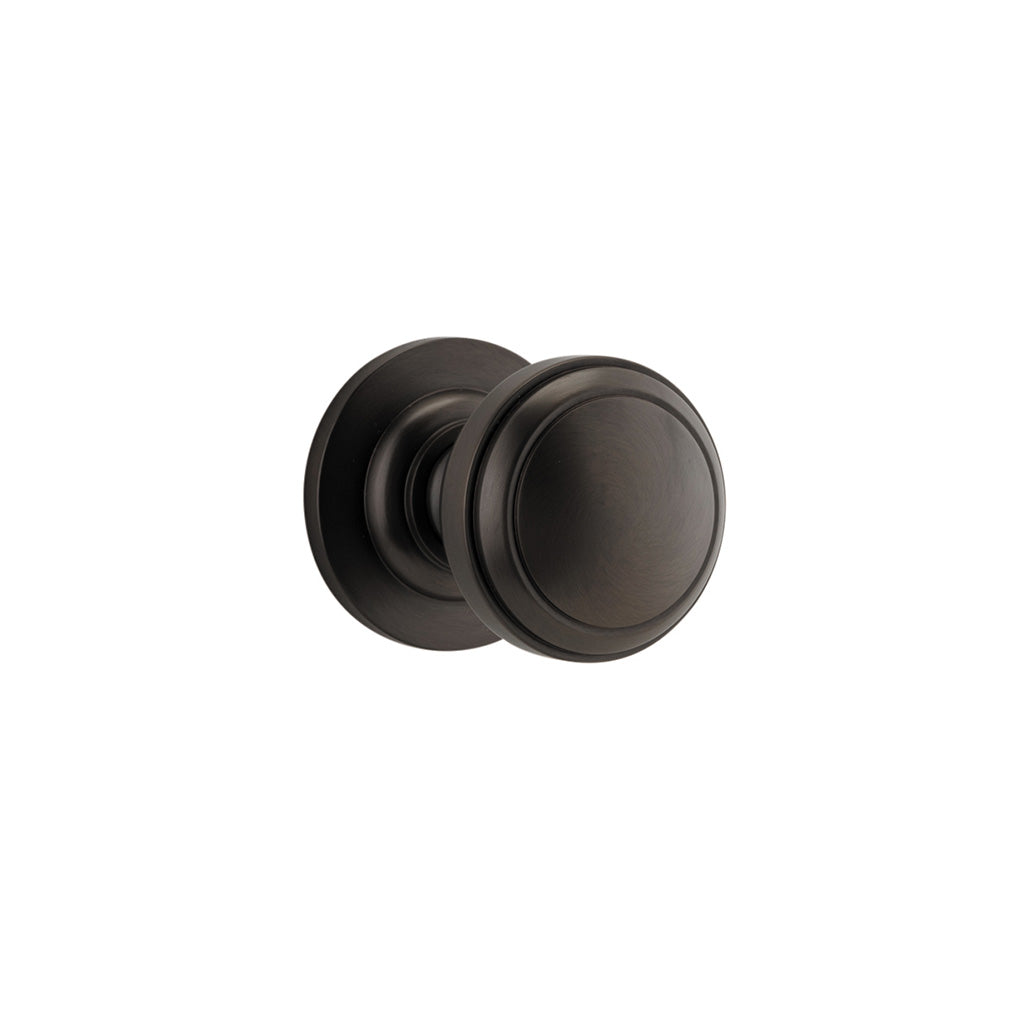 Paddington Knob - Round Rose Signature Brass / Passage / Lever Set Only