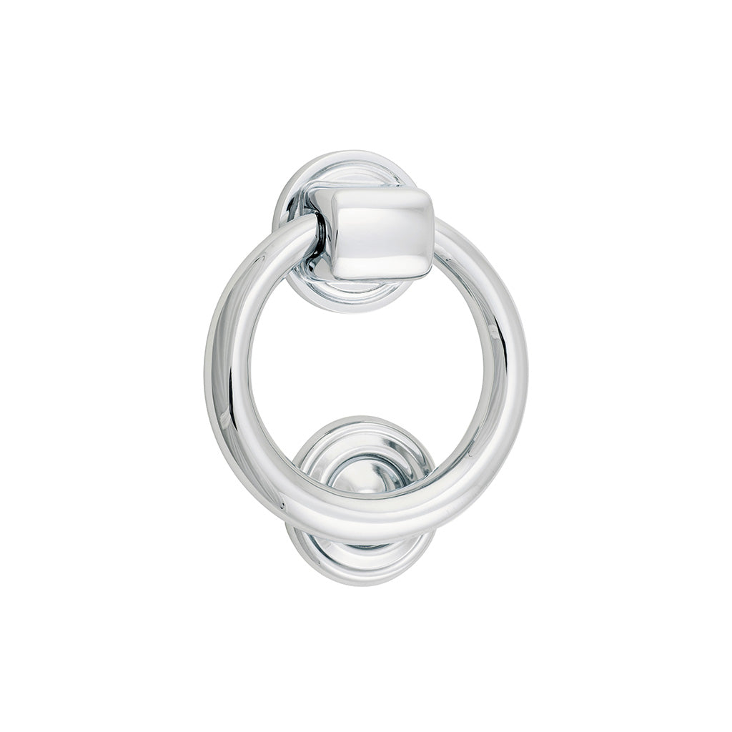 Ring Door Knocker Polished Chrome