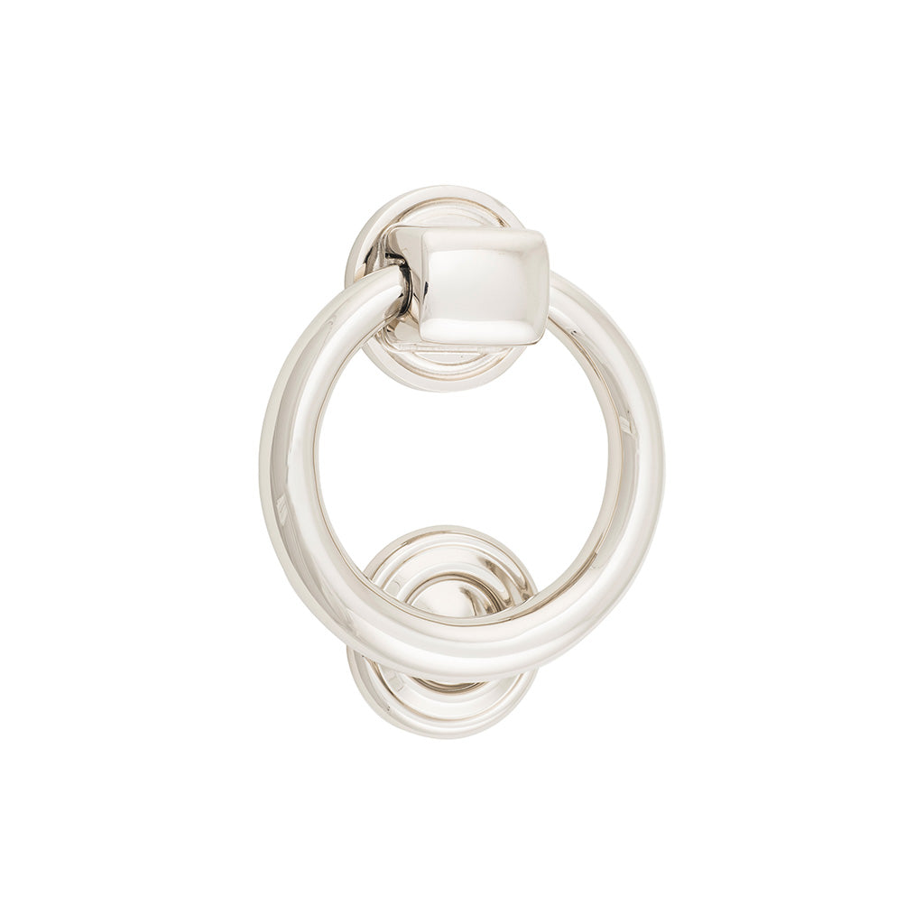 Ring Door Knocker Polished Nickel