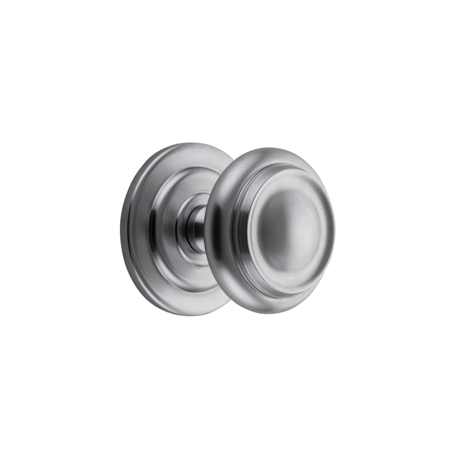 Sarlat Centre Door Knob Brushed Chrome
