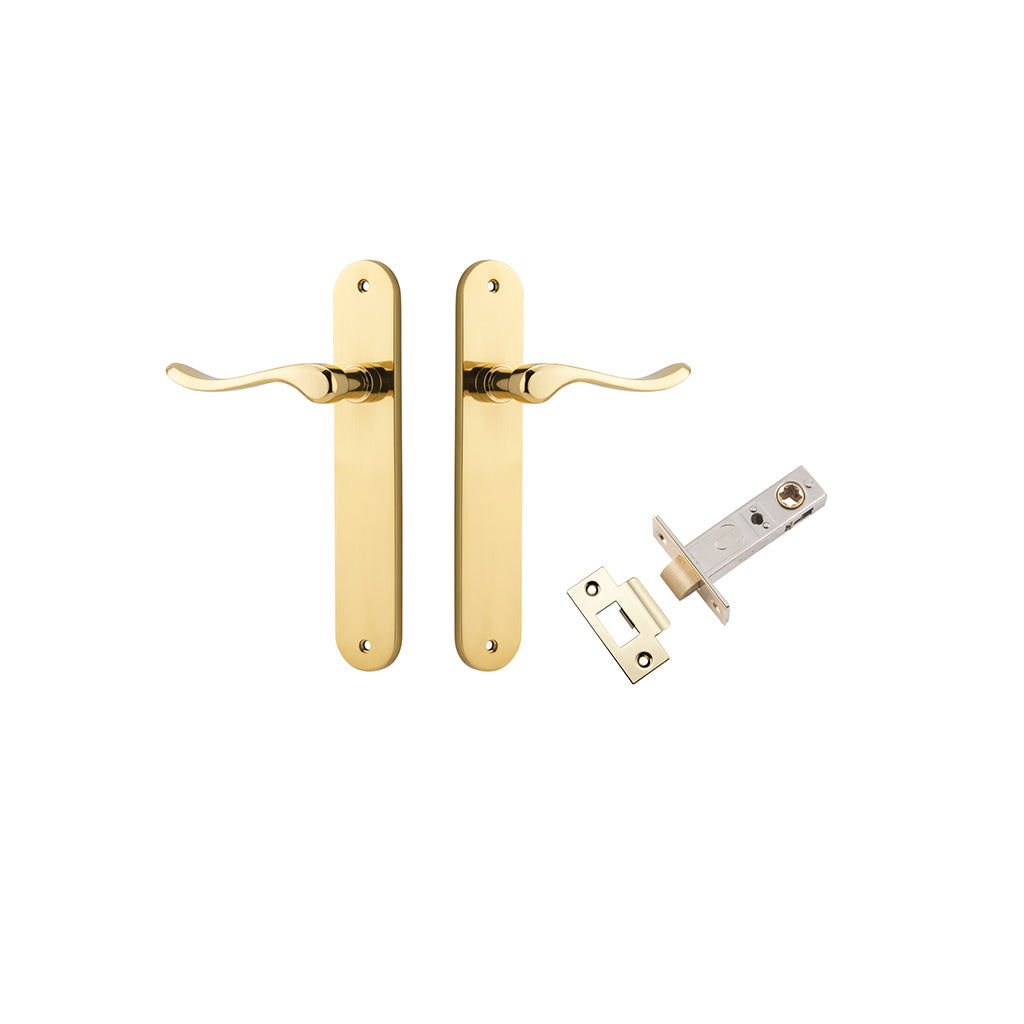 Stirling Lever - Oval Backplate Polished Brass / Passage / Passage Kit
