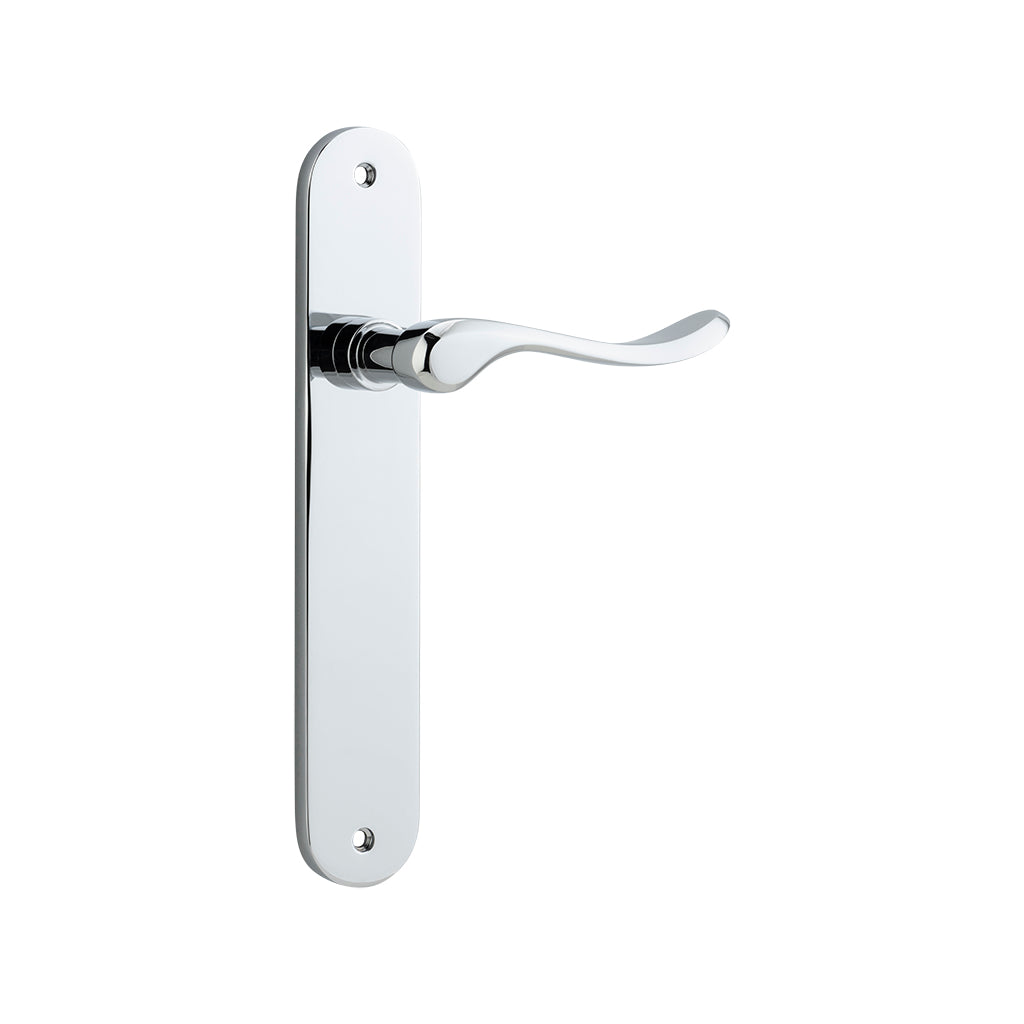 Stirling Lever - Oval Backplate Polished Chrome / Passage / Lever Set Only