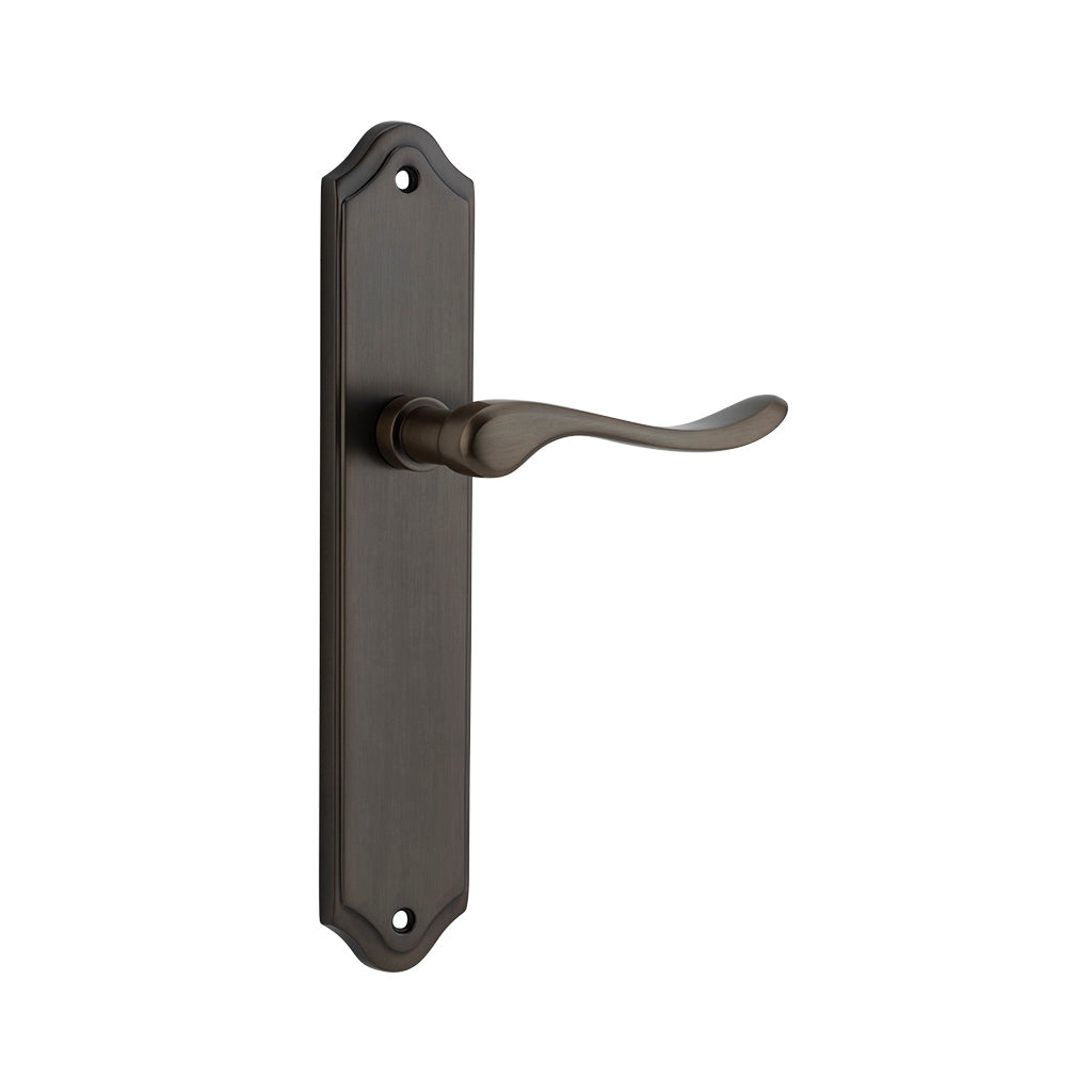 Stirling Lever - Shouldered Backplate Signature Brass / Passage / Lever Set Only