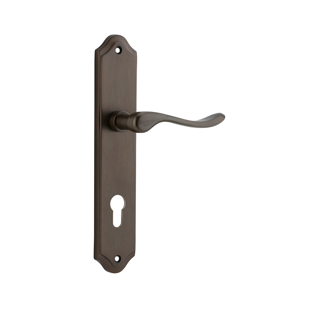 Stirling Lever - Shouldered Backplate Signature Brass / Entrance / Lever Set Only