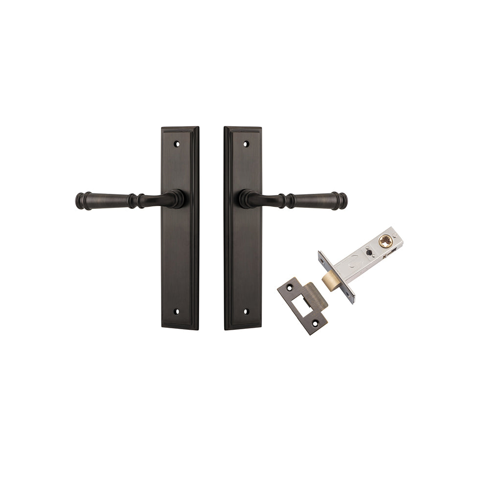 Verona Lever - Stepped Backplate Signature Brass / Passage / Passage Kit