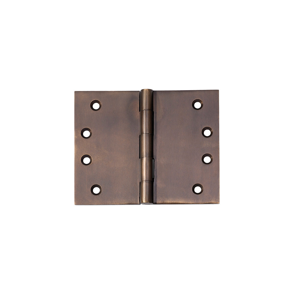 Broad Butt Hinge - H100xW125mm Antique Brass
