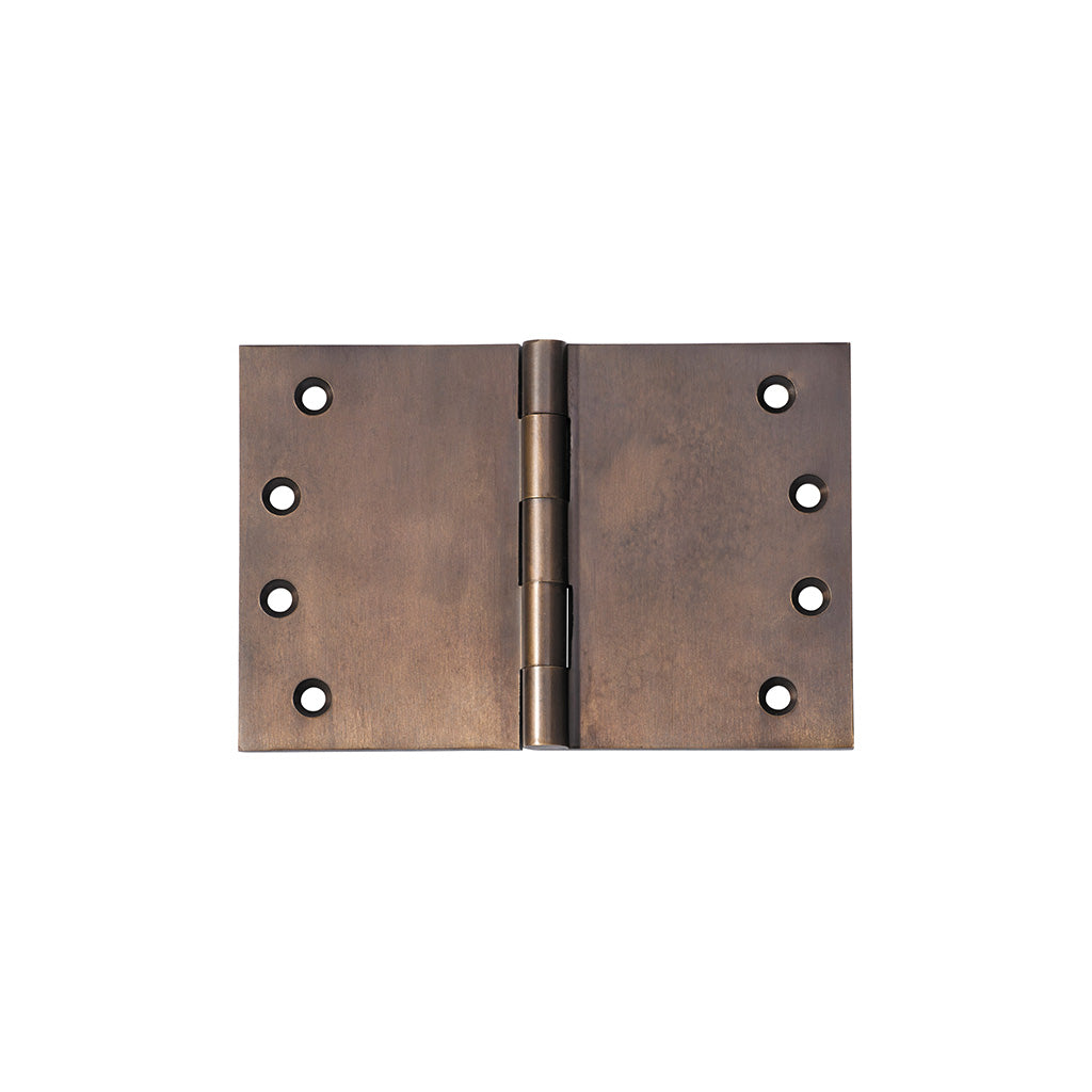Broad Butt Hinge - H100xW150mm Antique Brass
