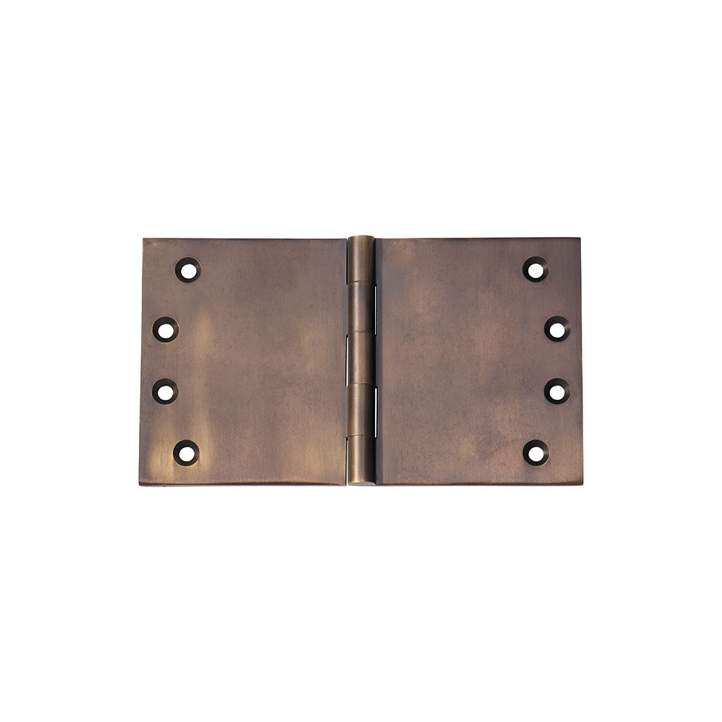 Broad Butt Hinge - H100xW175mm Antique Brass