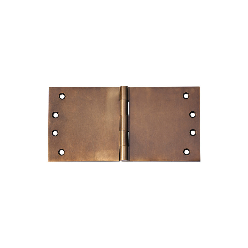 Broad Butt Hinge - H100xW200mm Antique Brass
