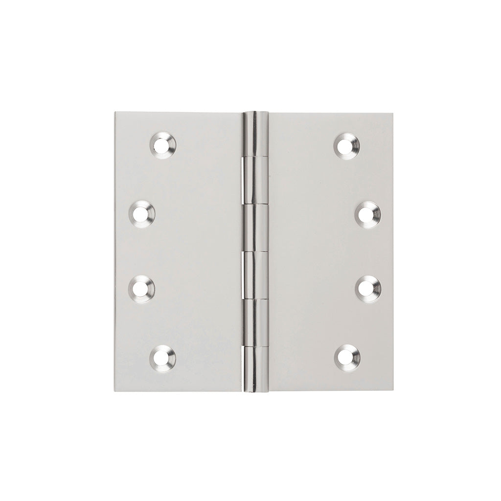 Fixed Pin Hinge - H100xW100mm Satin Nickel