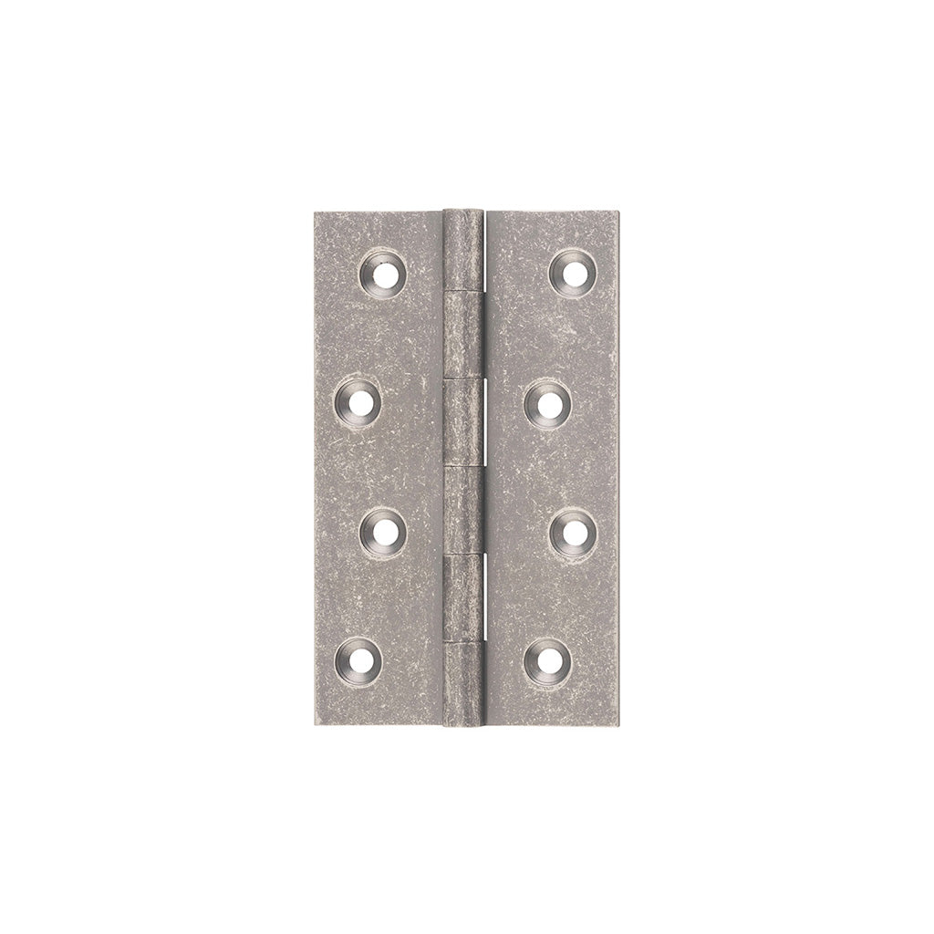 Fixed Pin Hinge - H100xW60mm Rumbled Nickel