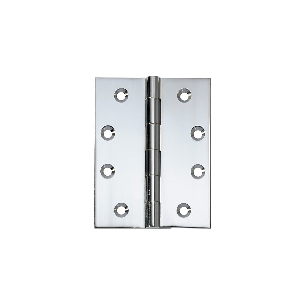 Fixed Pin Hinge - H100xW75mm Chrome Plated