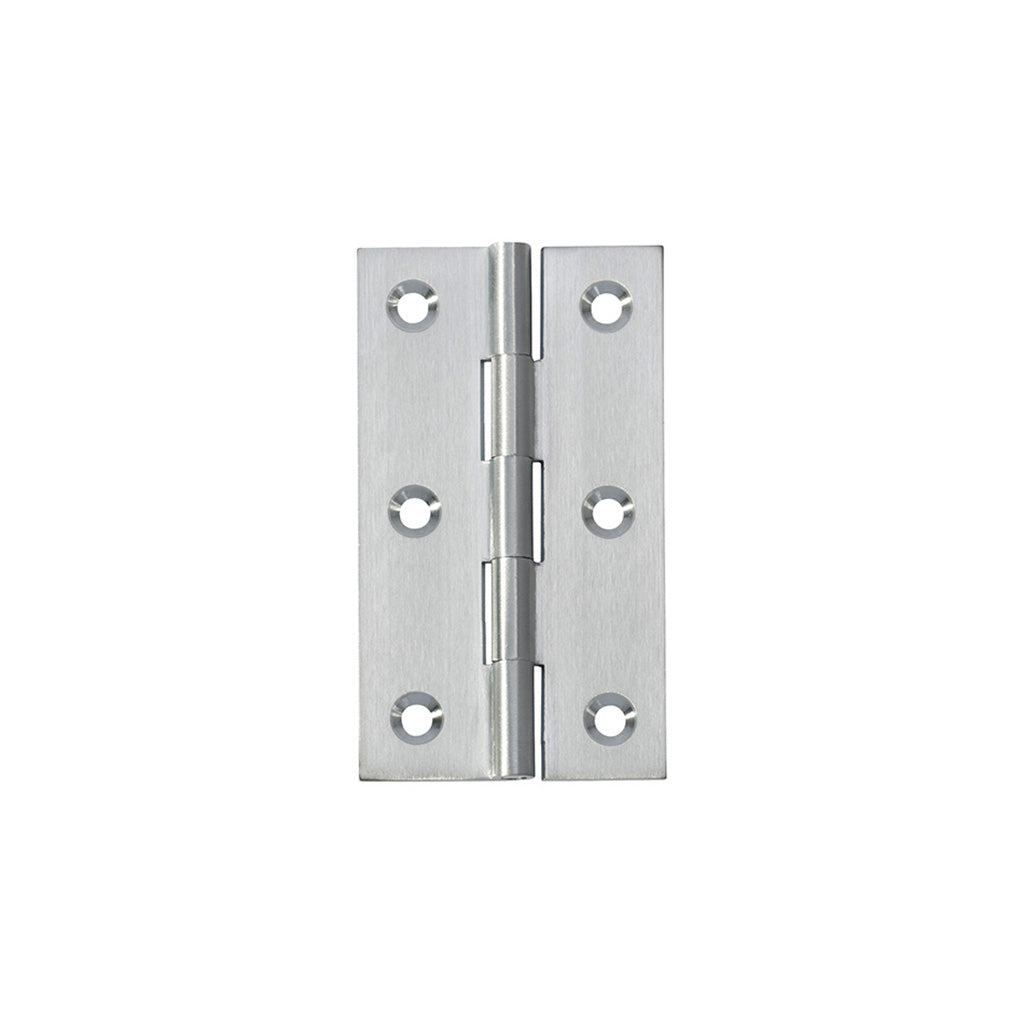 Fixed Pin Hinge - H89xW50mm Satin Chrome