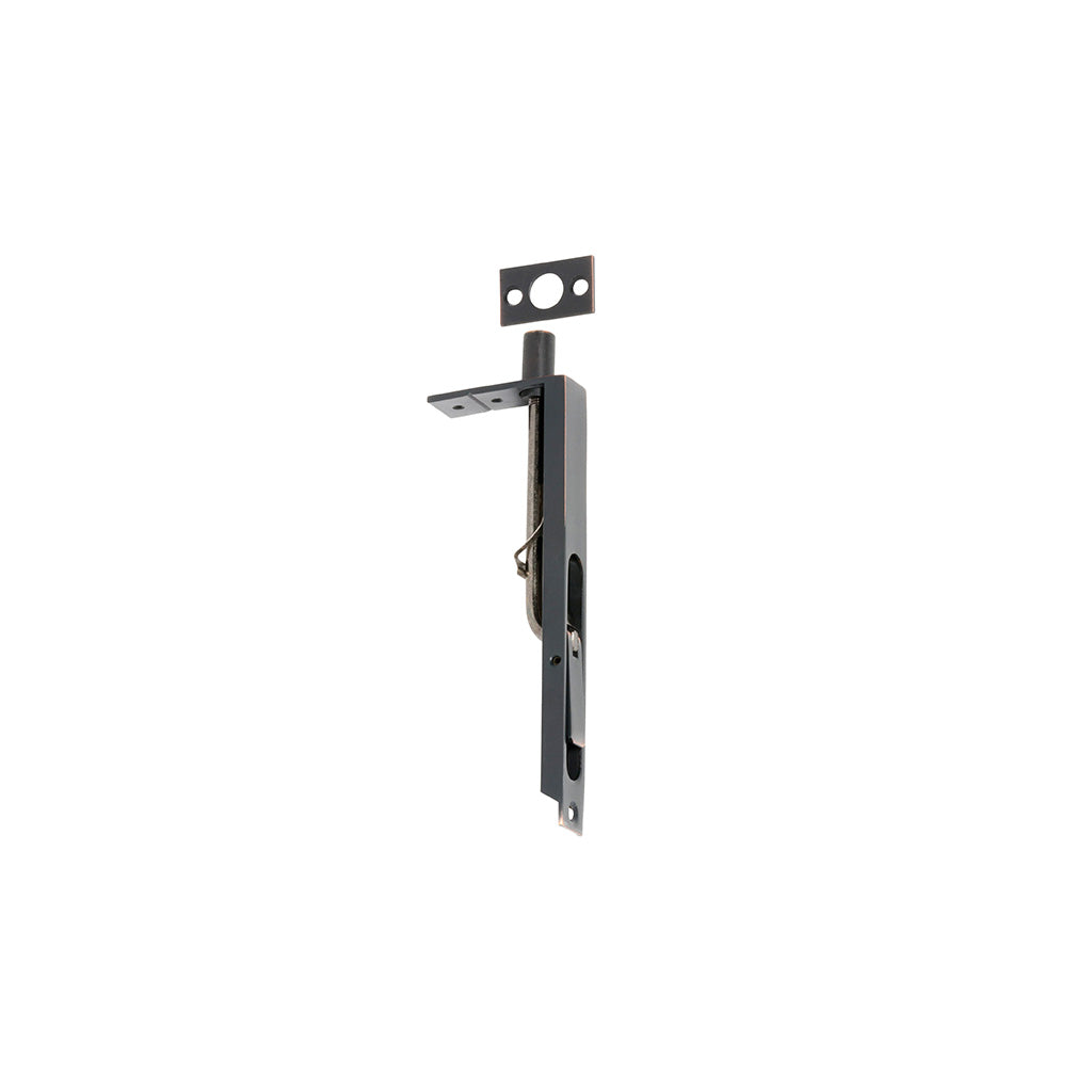 Flush Bolt Antique Copper / 150mm