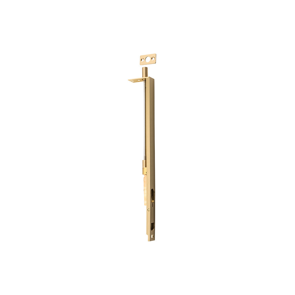 Flush Bolt Satin Brass / 300mm