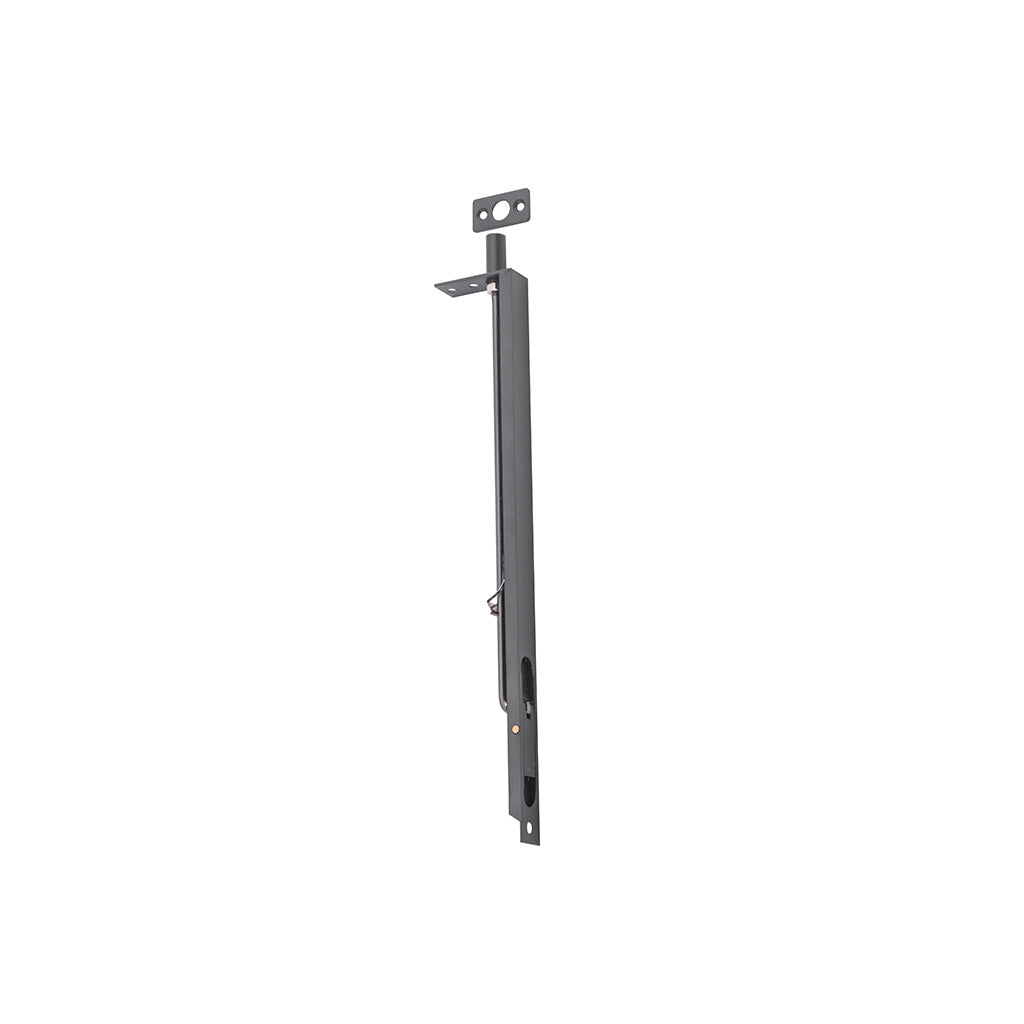 Flush Bolt Matt Black / 300mm