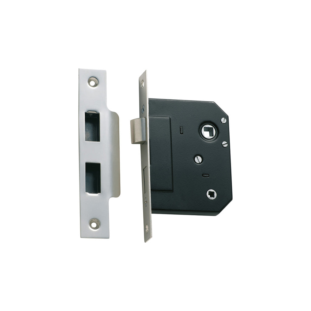 Privacy Mortice Lock Satin Chrome / 57mm