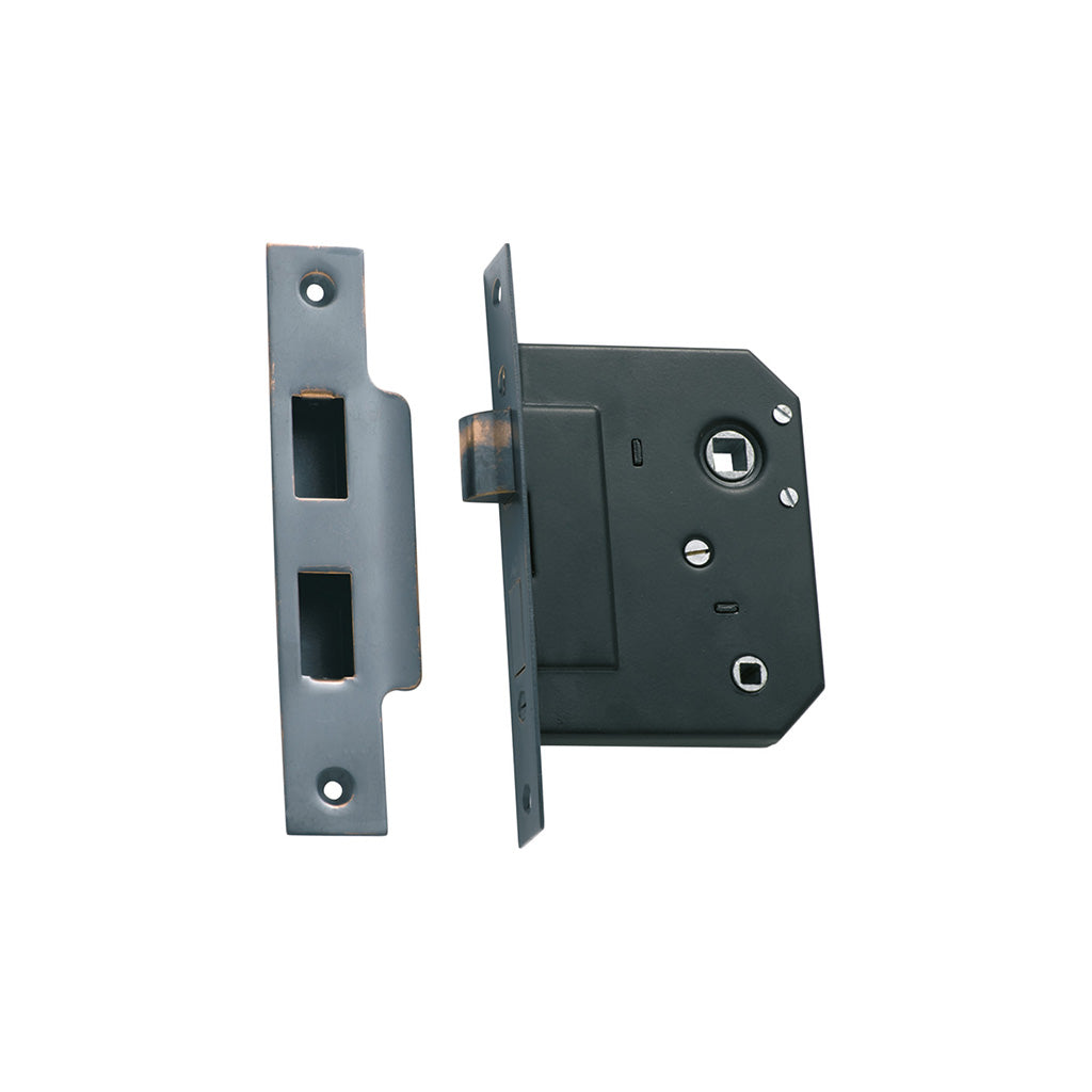 Privacy Mortice Lock Antique Copper / 57mm