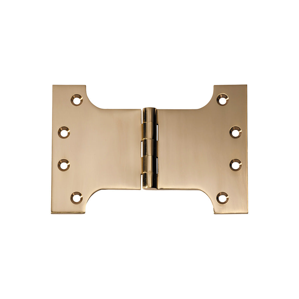 Parliament Hinge - H100xW150mm Polished Brass