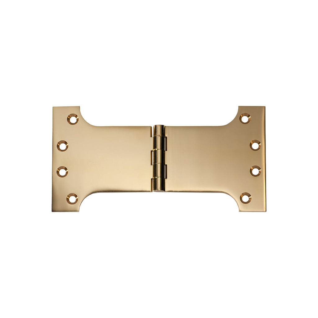 Parliament Hinge - H100xW200mm Polished Brass