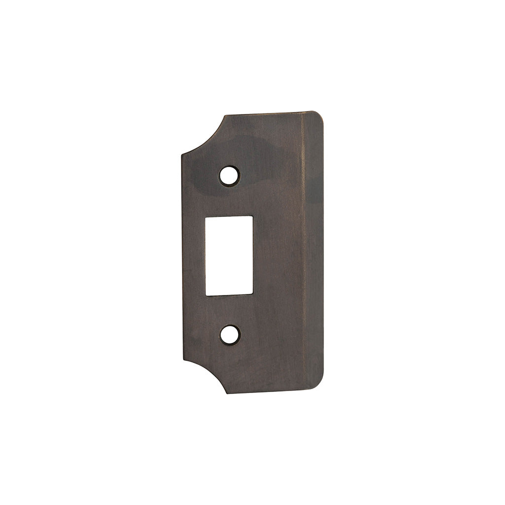 Tube Latch Rebate Kit Extension Plate Antique Brass