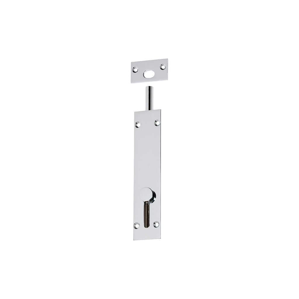 Reverse Barrel Bolt Chrome Plated / 150mm