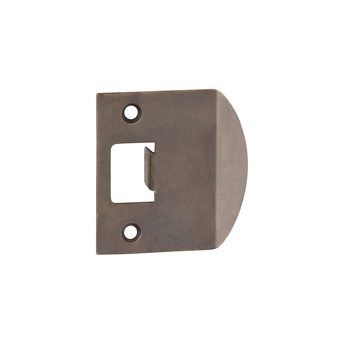 Tube Latch Striker - Extra Long Antique Brass